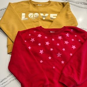 GAP Girls Fleece Lined Sweatshirts Size M (8)